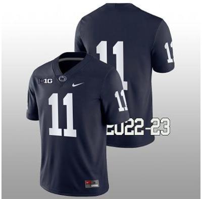 Penn State Christian Veilleux Jersey #11 College Football Game Navy No Name