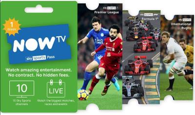 NOW TV SKY SPORTS 1 WEEK PASS