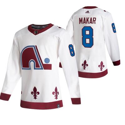 Colorado Avalanche Cale Makar 2021 Reverse Retro White Jersey