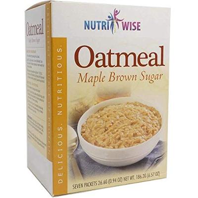NutriWise - Maple Brown Oatmeal | Healthy Nutritious Diet | High Protein, Low Ca
