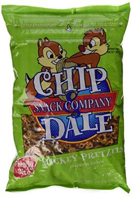 Disney Park Chip and Dale Snack Company Mickey Mouse Pretzels 14 oz. Family Size