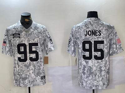 Kansas City Chiefs Chris Jones Arctic Camo 2024 Salute to Service Limited Jersey