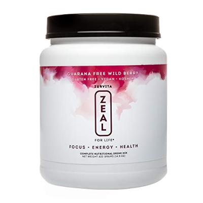 Zurvita Zeal for Life 30-Day Wellness Canister, 420 Grams, Wild Berry (Guarana F