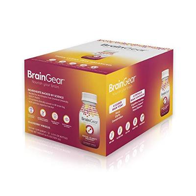 BrainGear Brain Booster Natural Nootropic Supplement | Focus, Clarity, Memory, F
