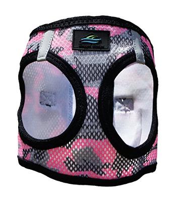 American River Dog Harness Camouflage Collection - Pink Camo (X-Small)