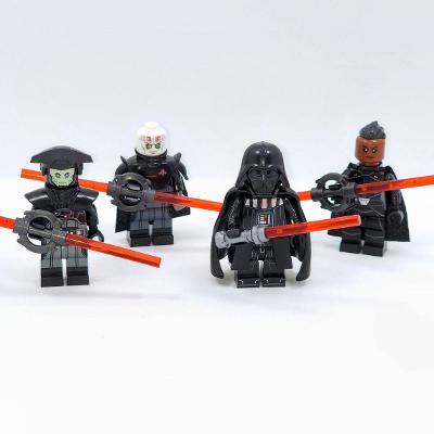 4pcs Star Wars Vader, Reva & Fifth Brother Inquisitors Minifigure