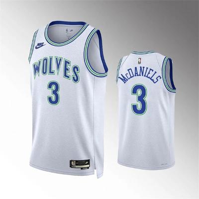 Minnesota Timberwolves Jaden McDaniels White Classic Edition Jersey