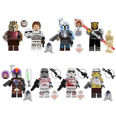 8pcs Star Wars Savage Opress & Night Troopers Minifigures Toy