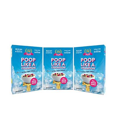 Poop Like A Champion Healthy Choice Ultra High Fiber Cereal - A Low Carb Food, K