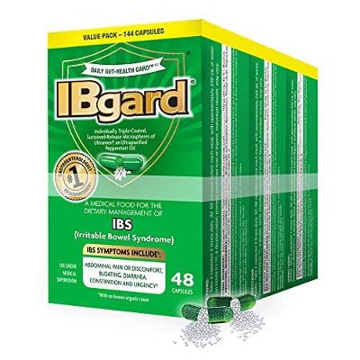 IBgard Daily Gut Health Support Dietary Supplement, 144 Capsules (Packaging May