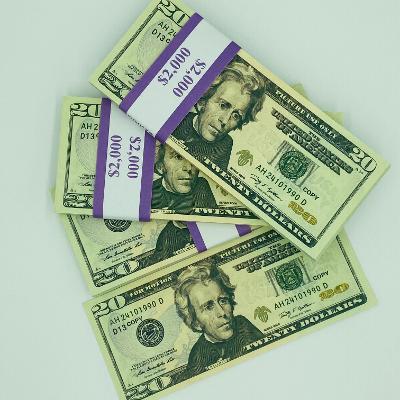 Realistic Prop Movie  Money  Double Sided Full Print Fake Bill 50 Pieces $20 