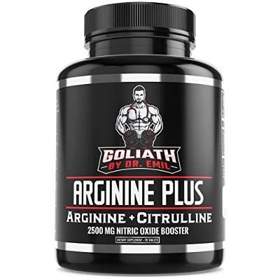 Dr. Emil's ARGININE Plus - L Arginine + L Citrulline - 2500 MG High Dose NO Boos