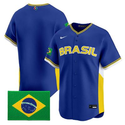 Team Jersey Blank Team Brazil 2026 World Baseball Classic Stitched Royal