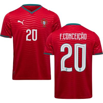 Portugal Francisco Conceicao #20 Home 2026 World Cup Jersey Fan Version