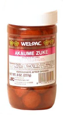 Welpac Japanese Akaume Zuke - Pickled Plums