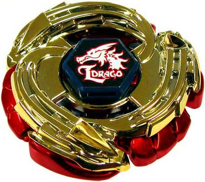 Limited Edition RED GOLD Lightning L-Drago WBBA Metal Fight Beyblade USA SELLER