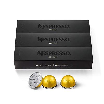 Nespresso Capsules VertuoLine, Solelio, Mild Roast Coffee, 30 Count Coffee Pods,