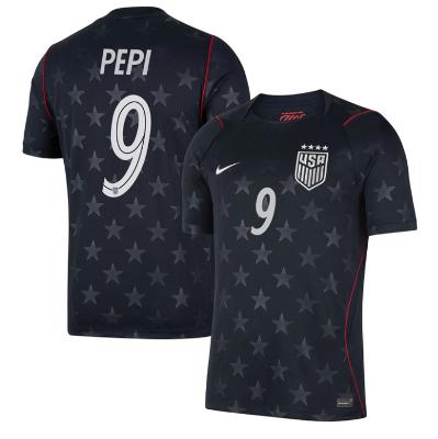 Ricardo Pepi Jersey #9 USMNT 2026 World Cup Match Stitched Stars Soccer