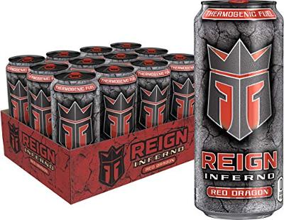 Reign Inferno Red Dragon, Thermogenic Fuel, Fitness and Performance Drink, 16 Ou