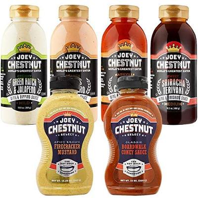 Joey Chestnut Condiment Gift Set 6 pack