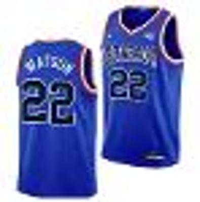 Men's Anton Watson Jersey #22 Gonzaga Bulldogs Basketball All Stitched Blue