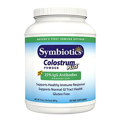 Symbiotics Colostrum Plus Powder Supplement for Immunity Support, 21 Ounces (595