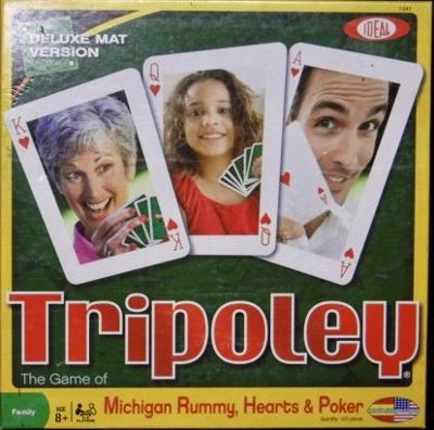IDEAL TRIPOLEY DELUXE MAT EDITION CARD GAME