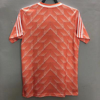 Netherlands 1988 Home Retro Jersey  Men Orange