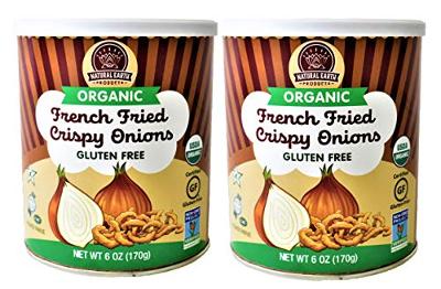 Organic French Fried Crispy Onions - Kosher, Vegan, Gluten-Free, NON-GMO, USDA O