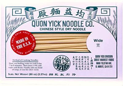 Quon Yick Chinese Style Dry Noodle 5lb - Medium