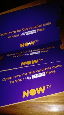 Now TV 1 Month Cinema Movies Pass Nowtv - Fast Email Delivery