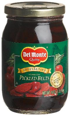 4-Del Monte Canned Sliced Pickled Beets, 16 Ounce, Fast Shipping