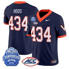 Hoos Jersey #434 Virginia Cavaliers 2025 ACC Championship Stit...