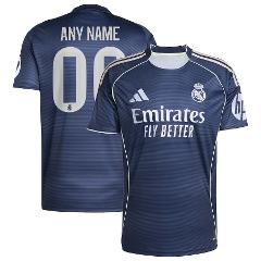 Real Madrid 2025-26 Customize Away Jersey  Blue