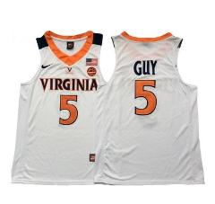 Virginia Cavaliers #5 Kyle Guy White College Basketball Jersey...