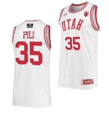 Alissa Pili Jersey #35 Utah Utes College Basketball White