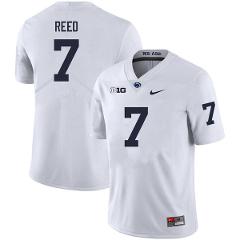 Penn State Jaylen Reed Jersey #7 College Football Game White W...