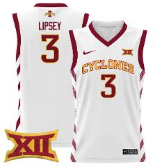 Tamin Lipsey Jersey #3 Iowa State 2024 Lightweight Basketball ...