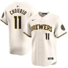 Milwaukee Brewers Home Limited Jersey Cream