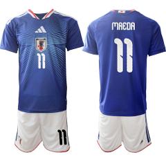 Japan #11 MAEDA Jersey National Team x World Cup 2026 Home Blu...