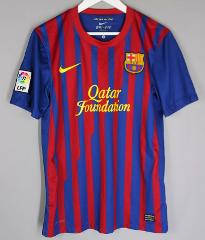 Messi #10 FC Barcelona 2011-2012 Home Retro Jersey  Scarlet