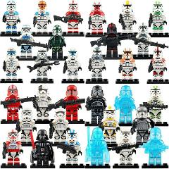 32PCS Star Wars Captain Phasma Phase II Clone Troopers Minifig...