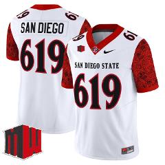 San Diego Jersey #619 San Diego State Aztecs 2025 Limited Stit...