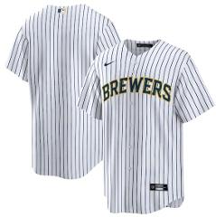 Milwaukee Brewers Home Team Jersey White