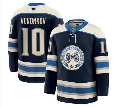 Columbus Blue Jackets #10 Dmitri Voronkov Navy 2025 Alternate ...