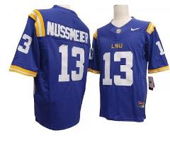 LSU Tigers #13 Garrett Nussmeier Purple Vapor F.U.S.E. Limited...