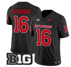 Athan Kaliakmanis Jersey #16 Rutgers Scarlet Knights Limited F...