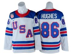 Jack Hughes Jersey #86 Winter Olympics Team USA 2026 Hockey St...