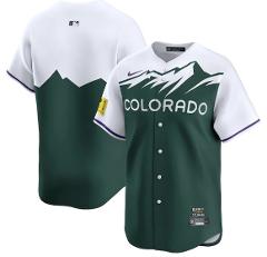 Colorado Rockies City Connect Limited Custom Jersey Green