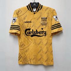 Liverpool 1994-96 Match Third Retro Jersey  Men Gold